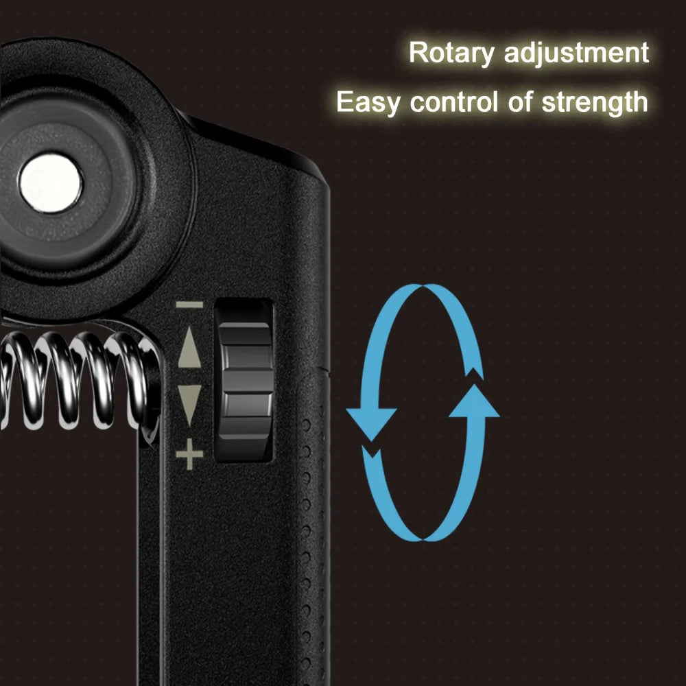 Grip Strength Trainer Forearm Strengthener Anti Slip Grip Exerciser Trainer Adjustable Resistance for Gym Fitness