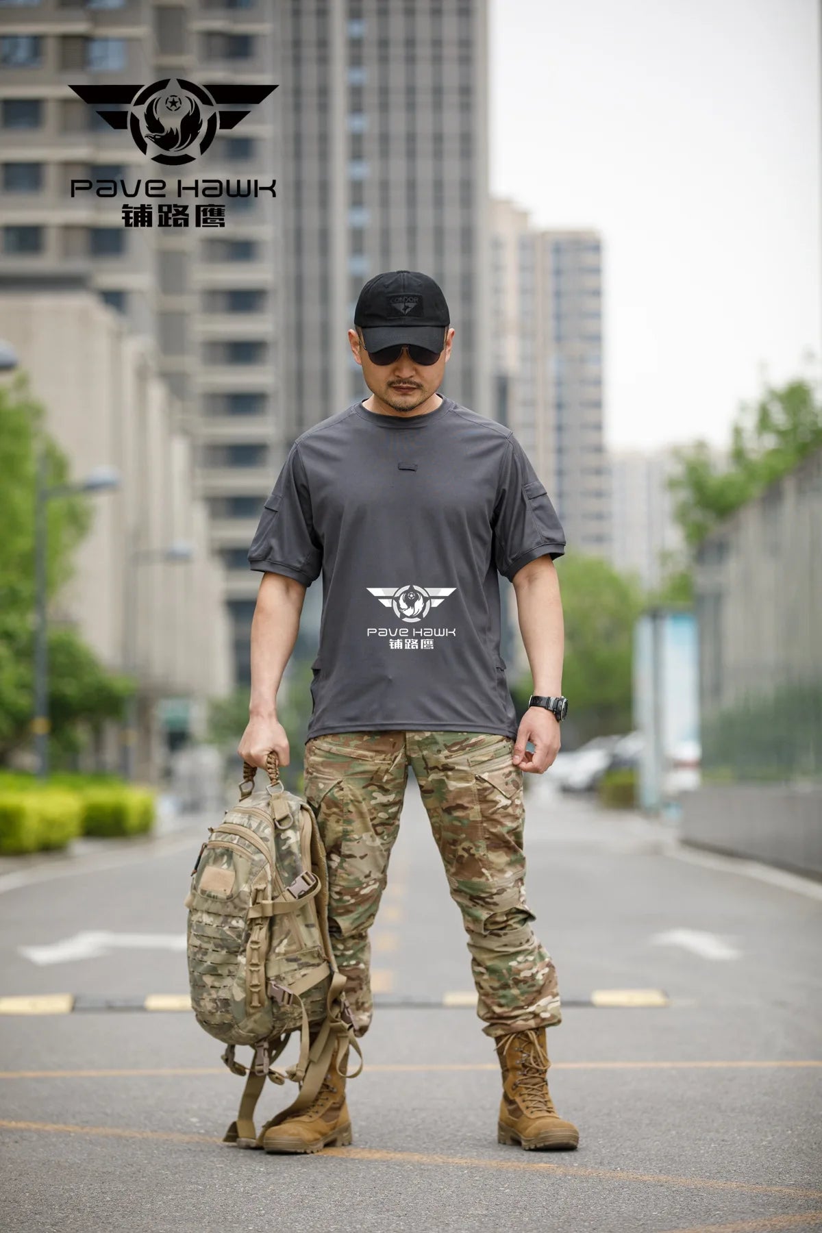 Men's Army Tactical T-shirt Military Training Quick-drying Breathable Short Sleeves Summer Beach Sun Protection Casual T-shirt